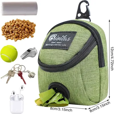 ZooVenture Distributeur Déjections Intégré Sac Friandises pour Chien