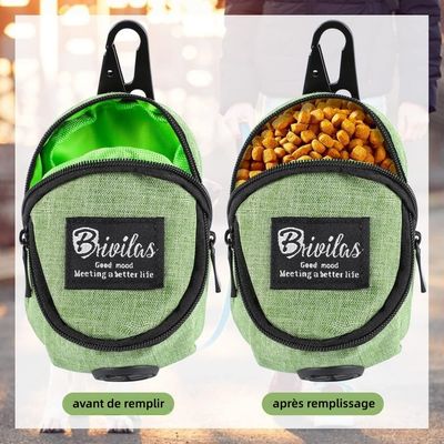 ZooVenture Distributeur Déjections Intégré Sac Friandises pour Chien
