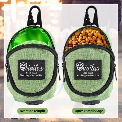 ZooVenture Distributeur Déjections Intégré Sac Friandises pour Chien