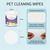 IntiMeg Détachants lingettes humides pour chats et chiens