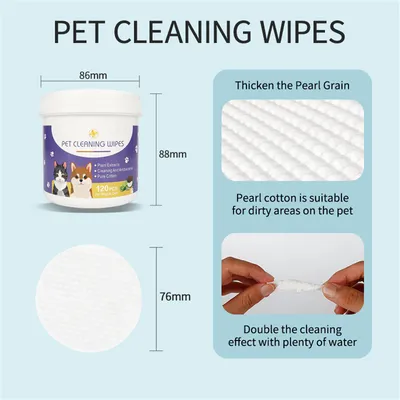 IntiMeg Détachants lingettes humides pour chats et chiens