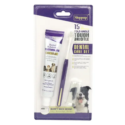 Pet Planet Kit de dentifrice et de brosse