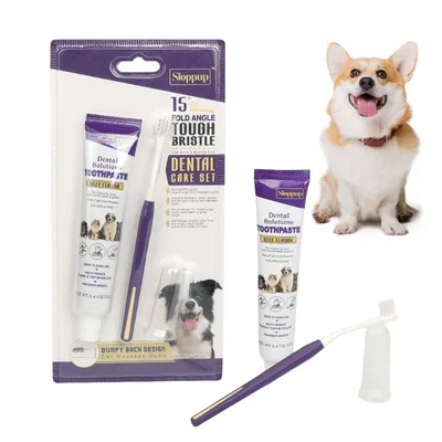 Pet Planet Kit de dentifrice et de brosse