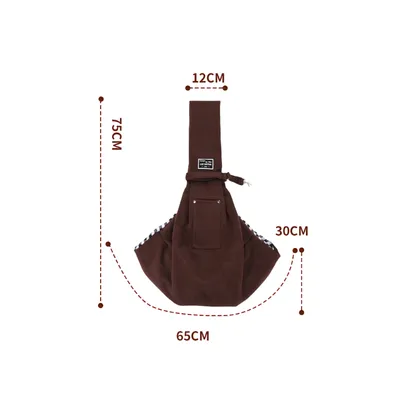 Petopia Sac bandoulière réglable pour animal de compagnie