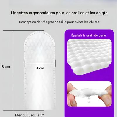 Petopia Lingettes nettoyantes pour les oreilles de chien