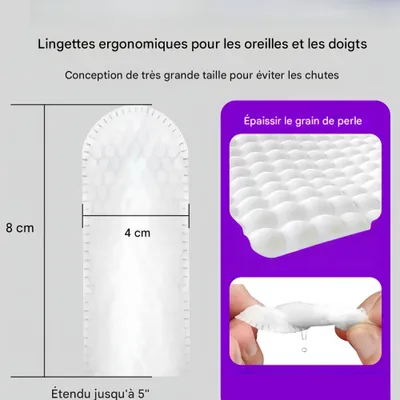 Petopia Lingettes nettoyantes pour les oreilles de chien