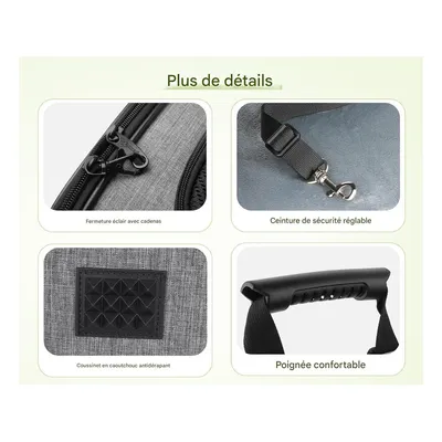 Pet Planet Sac à dos extensible pour chien et chat