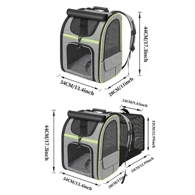 Pet Planet Sac à dos extensible pour chien et chat