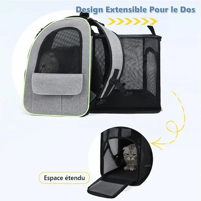 Pet Planet Sac à dos extensible pour chien et chat