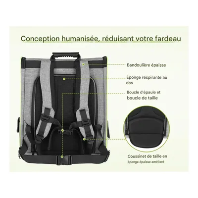 Pet Planet Sac à dos extensible pour chien et chat