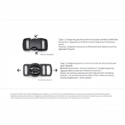 Pet Planet Collier en cuir doux pour chat