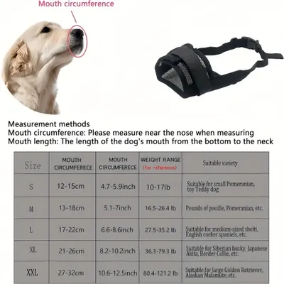 Petopia Muselière pour chien en nylon