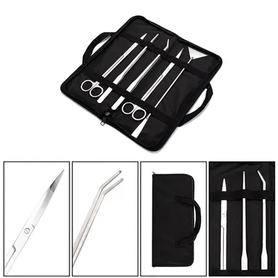 Pet Planet Kit d'outils en inox pour paysages aquatiques