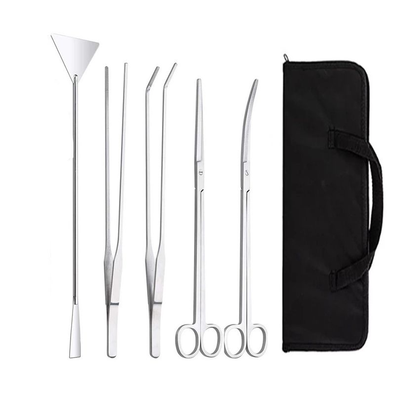 Pet Planet Kit d'outils en inox pour paysages aquatiques