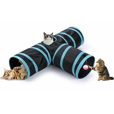 Pet Planet Tunnel pliable pour chats