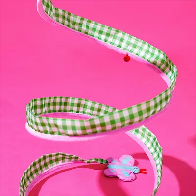 IntiMeg Tunnel pour chat avec jouets