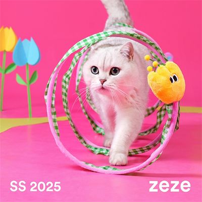IntiMeg Túnel para gatos con juguetes
