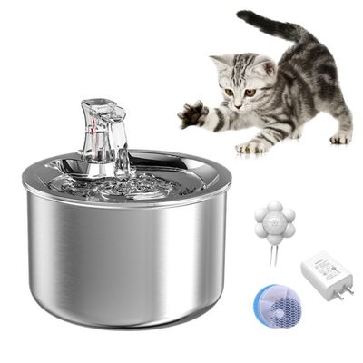 Pet Planet 2L Dispenseur d'eau en acier inoxydable 304