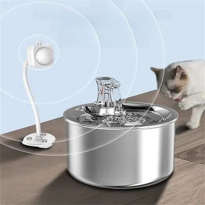 Pet Planet 2L Dispenseur d'eau en acier inoxydable 304