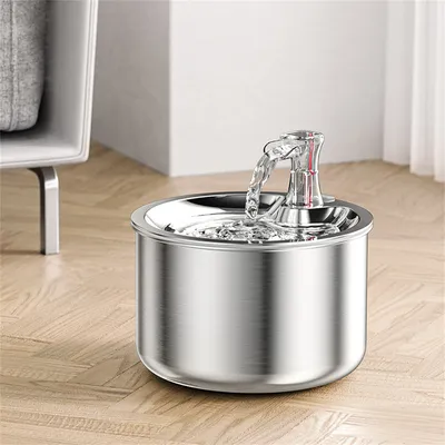 Pet Planet 2L Dispenseur d'eau en acier inoxydable 304