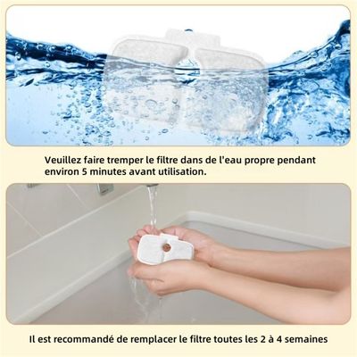 Pet Planet Filtre de remplacement pour fontaine à eau 12 articles