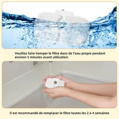 Pet Planet Filtre de remplacement pour fontaine à eau 12 articles