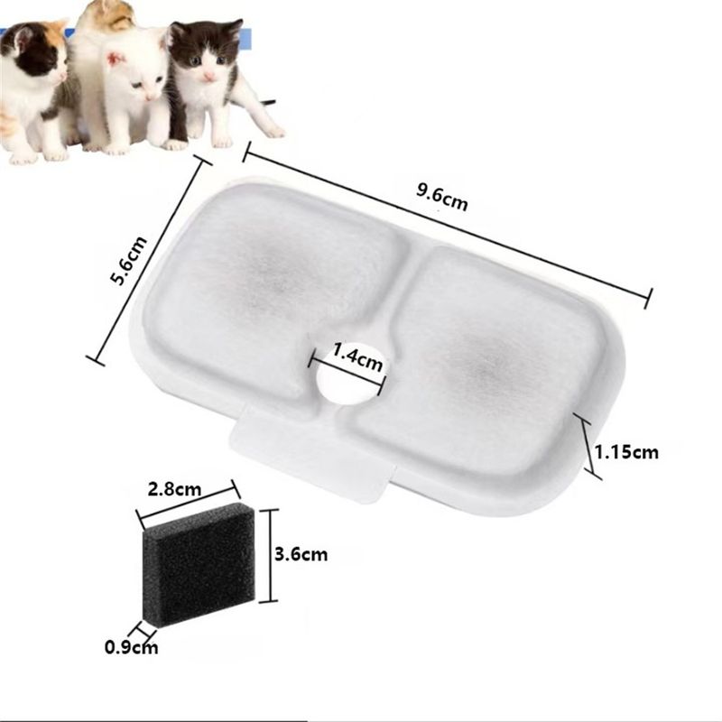 Pet Planet Filtre de remplacement pour fontaine à eau 12 articles