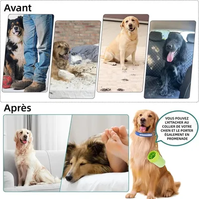 Pet Planet ZooVenture Doux Confortable Nettoyeur De Pattes Pour Chiens