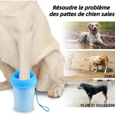 ZooVenture Doux Confortable Nettoyeur De Pattes Pour Chiens