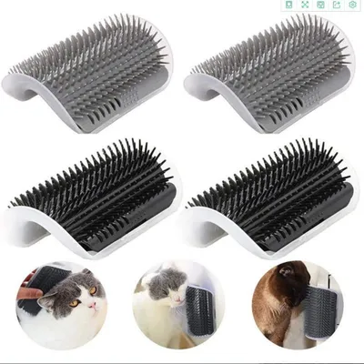 Petopia Brosse de toilettage pour chat avec herbe à chat