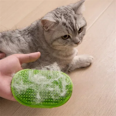Pet Planet Gratte chat avec peigne de massage en silicone 2 articles