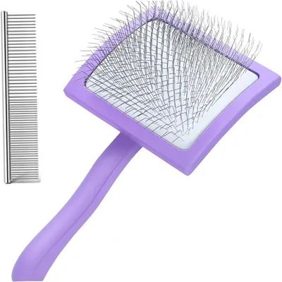 Petopia Brosse à poils longue pour chien et chat