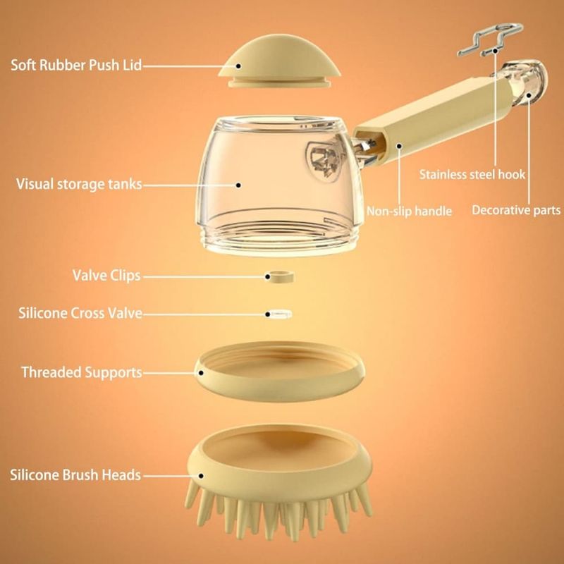 Pet Planet Chiens et Chats Brosse de bain