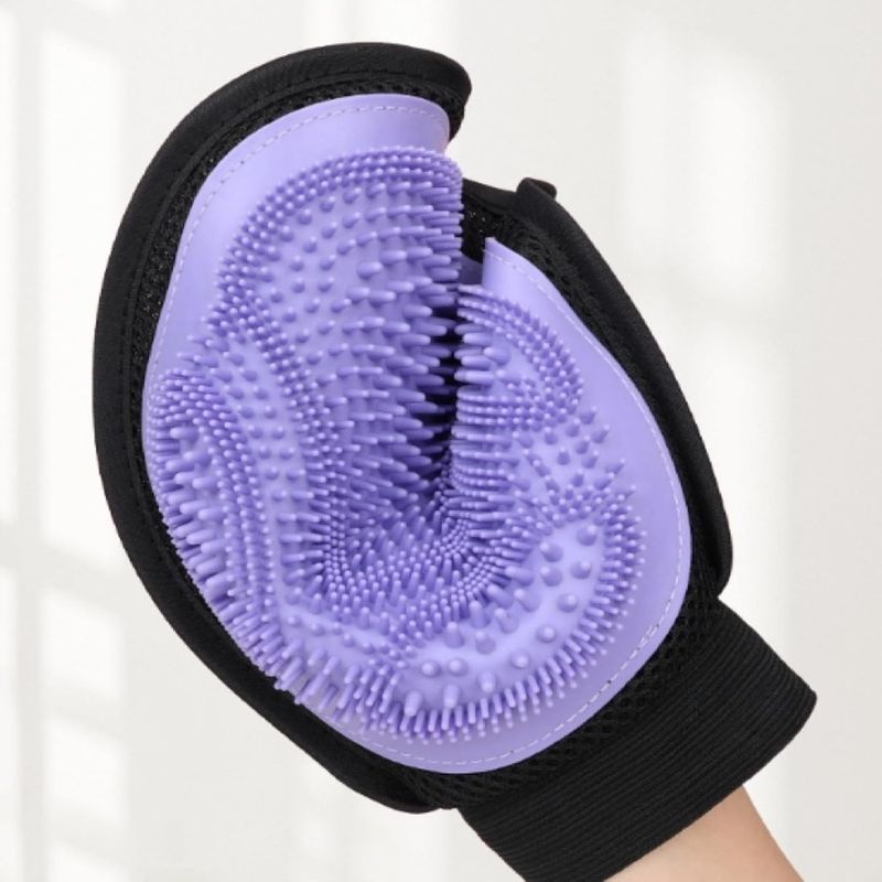 Petopia Gants de Toilettage 2 en 1 pour Chiens et Chats