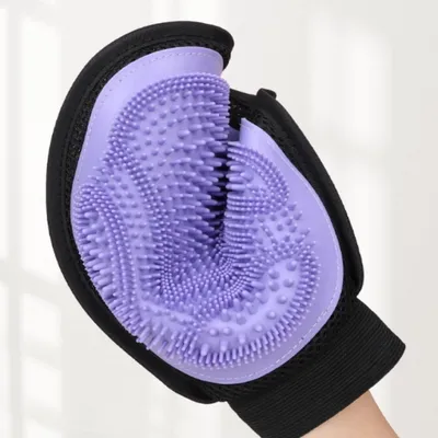 Petopia Gants de Toilettage 2 en 1 pour Chiens et Chats