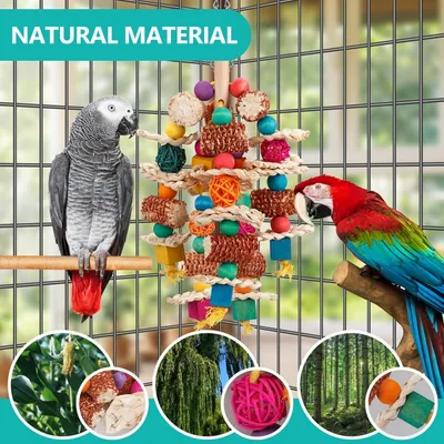 Pet Planet Perroquets Jouet en maïs naturel