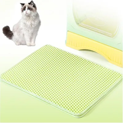 Petopia Tapis de litière pour chat design nid d'abeille60*35cm