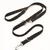 Petopia  Corde de traction double usage pour chien noir