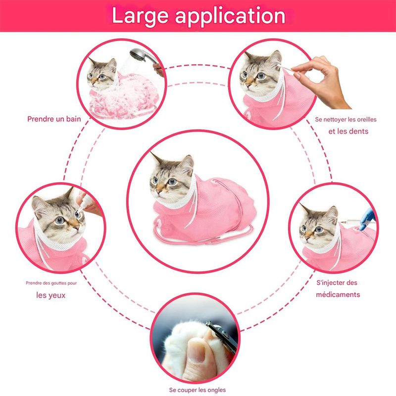 Pet Planet Sac de douche pour chat
