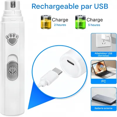 Pet Planet Lime à ongles électrique pour chat et chien