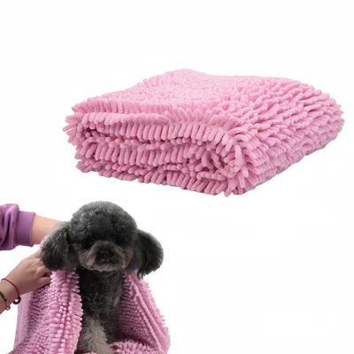 FurryFusion Serviette de bain absorbante pour chien