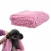 FurryFusion Serviette de bain absorbante pour chien