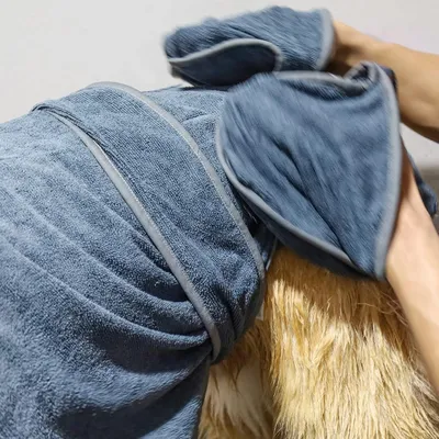 Petopia Peignoir en microfibre pour chien