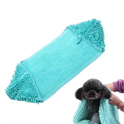 FurryFusion Serviette de bain absorbante pour chien