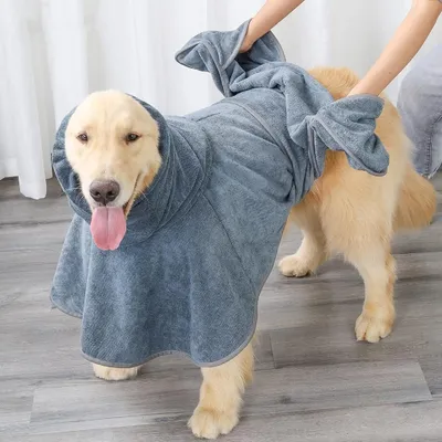 Petopia Peignoir en microfibre pour chien