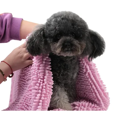 FurryFusion Serviette de bain absorbante pour chien