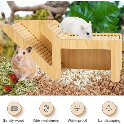 Pet Planet Hamsters Cachette en bois