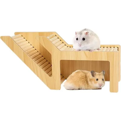 Pet Planet Hamsters Cachette en bois