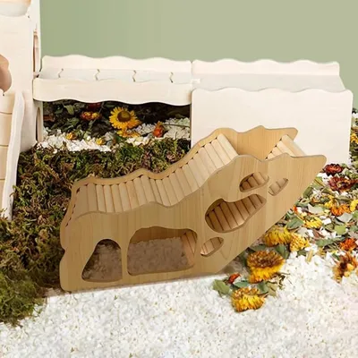 Pet Planet Hamsters Cachette en bois