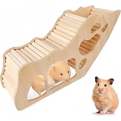 Pet Planet Hamsters Cachette en bois
